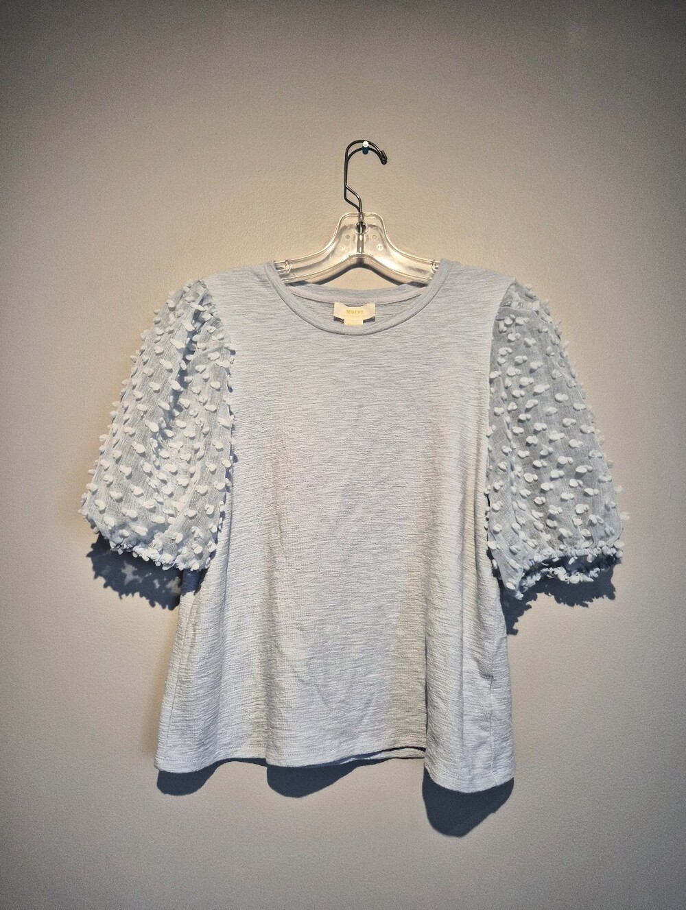 Anthropologie Maeve Woven Puff-Sleeve Top | Size Medium - Picture 2 of 8